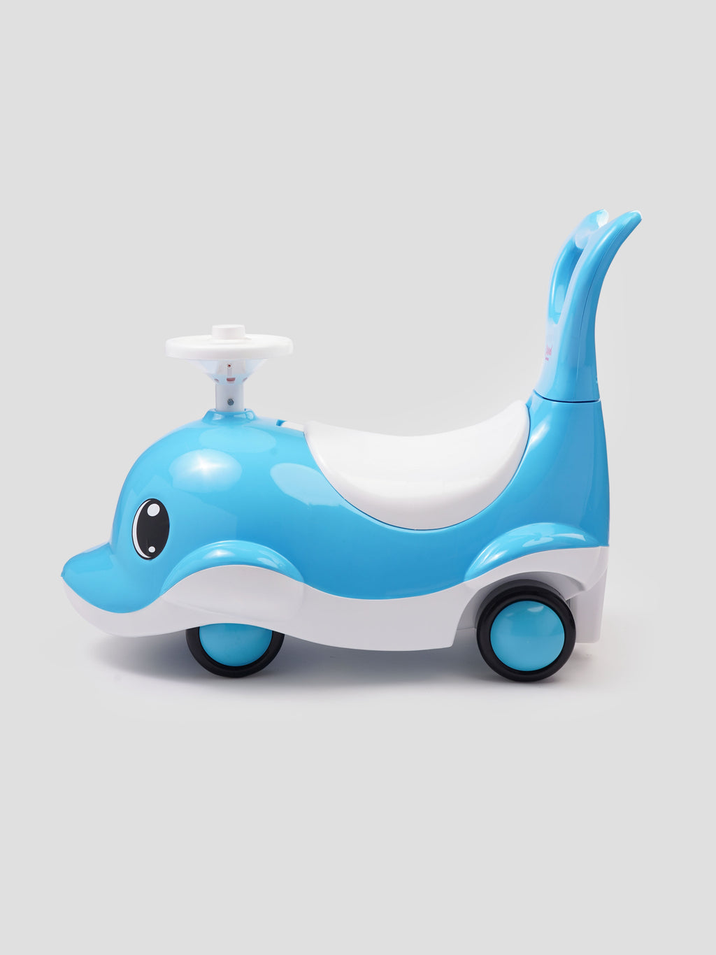 Manual Push Dolphin Ride-On Toy for Kids