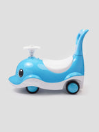 Manual Push Dolphin Ride-On Toy for Kids