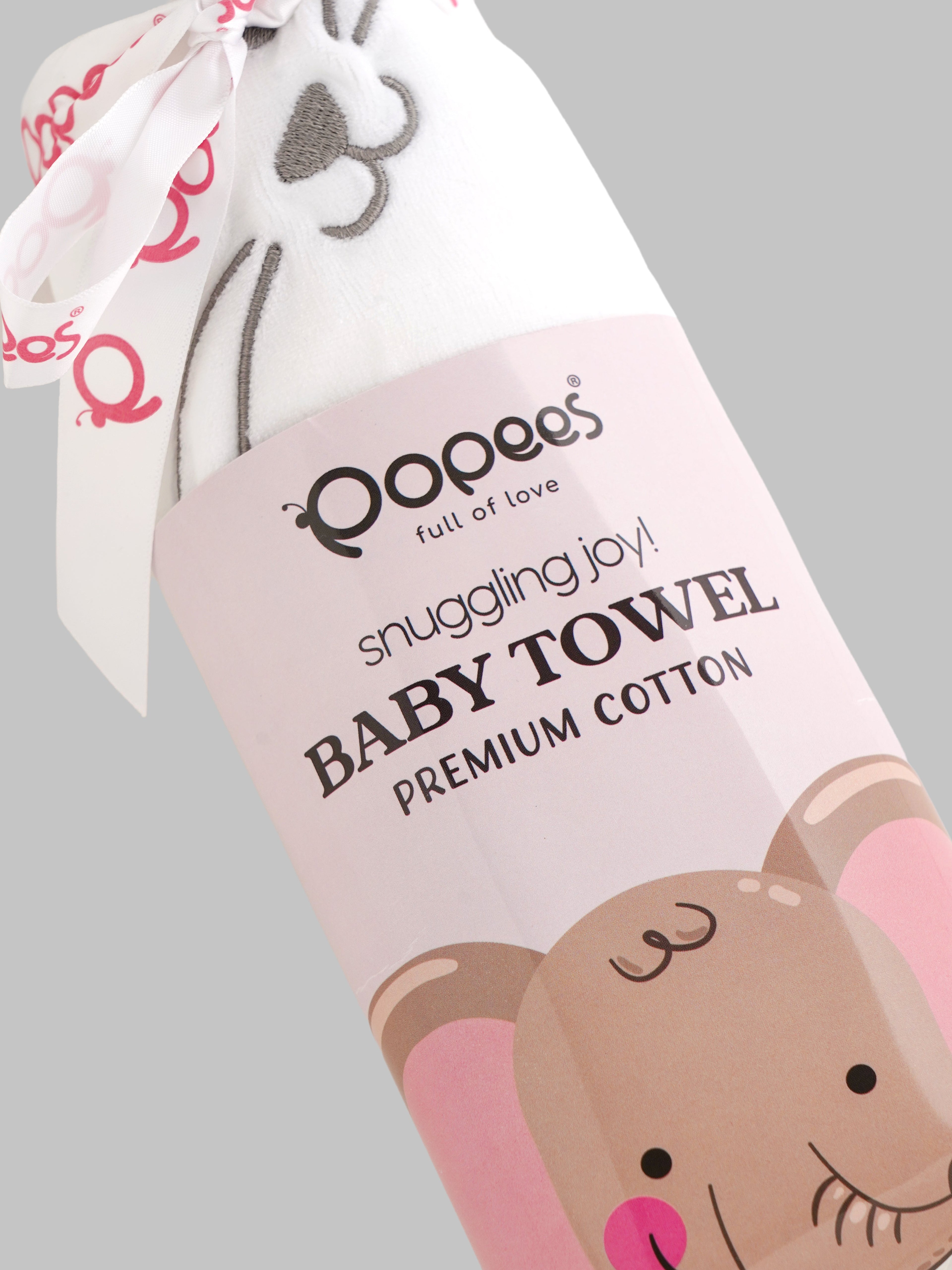 Baby Popees Soft Cotton Baby Swaddle Wrapper with Cute Face Print