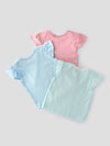 Super Comfy Tops Combo Set for Justborn Girls-3PCS