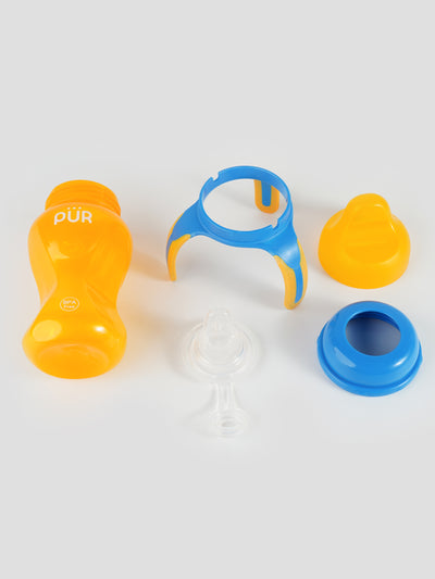 Multi Grasp Drinking Cup With Feeding Sipper Bottle for Babies -250ml