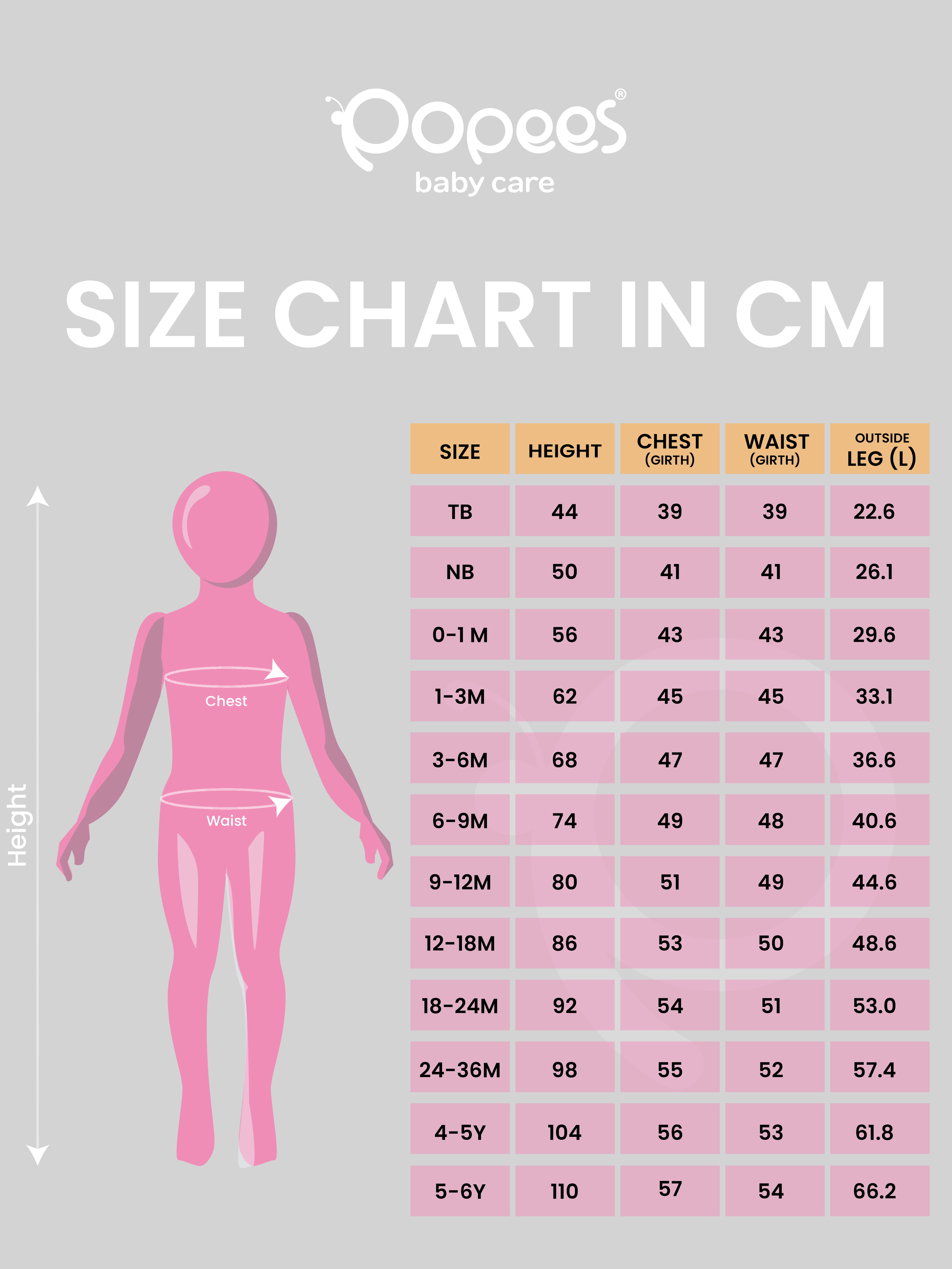 Popees Stylish & Skin-friendly Pants (3-36 Months) for Girls