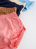 Popees 100% Cotton Panties 5 Pieces Set for Baby Girls (color may vary depending on availability)