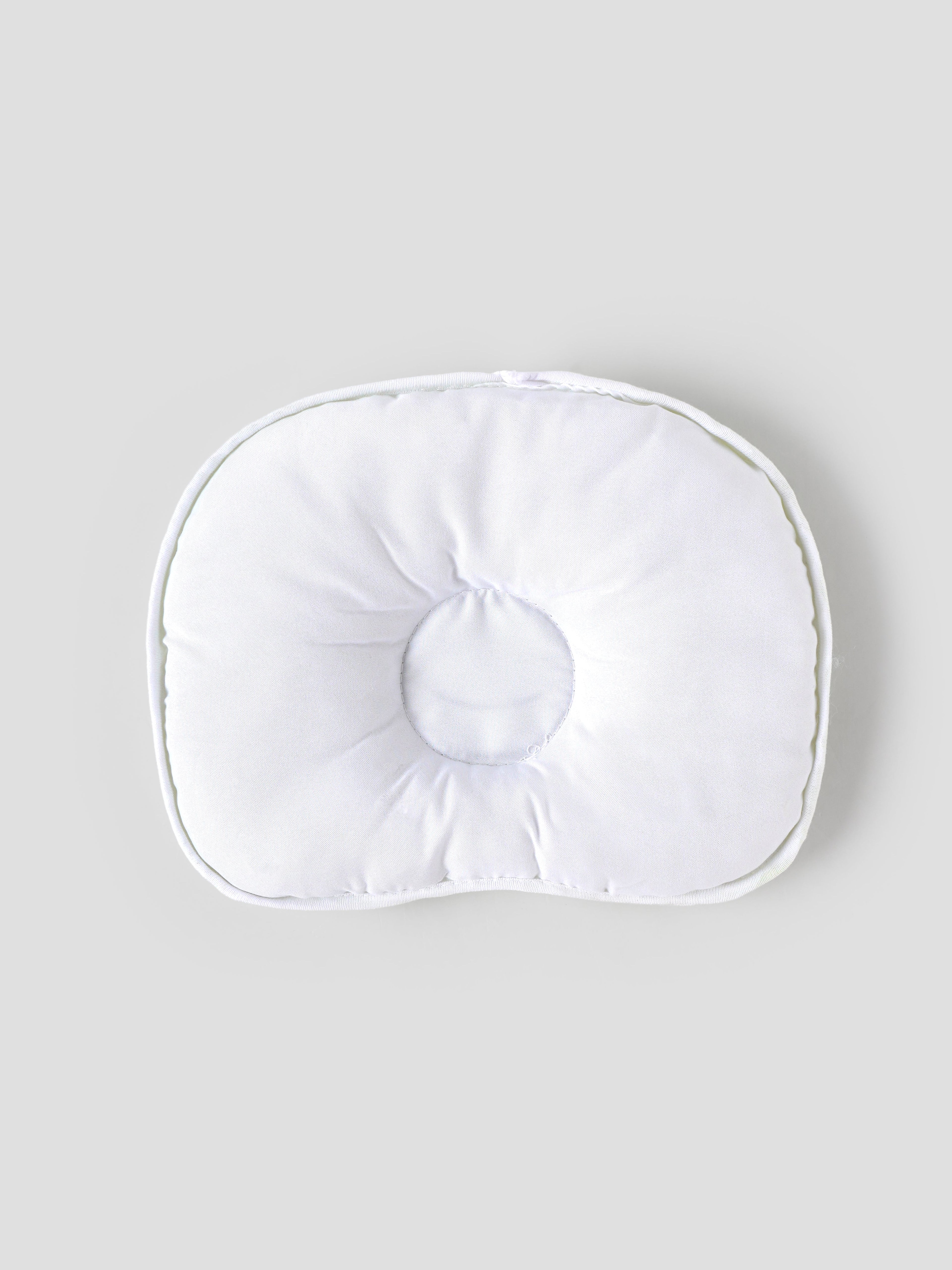 Popees Newborn Baby Head Pillow, Soft Cotton Infant Pillow for Crib & Stroller – Ambrosia Green