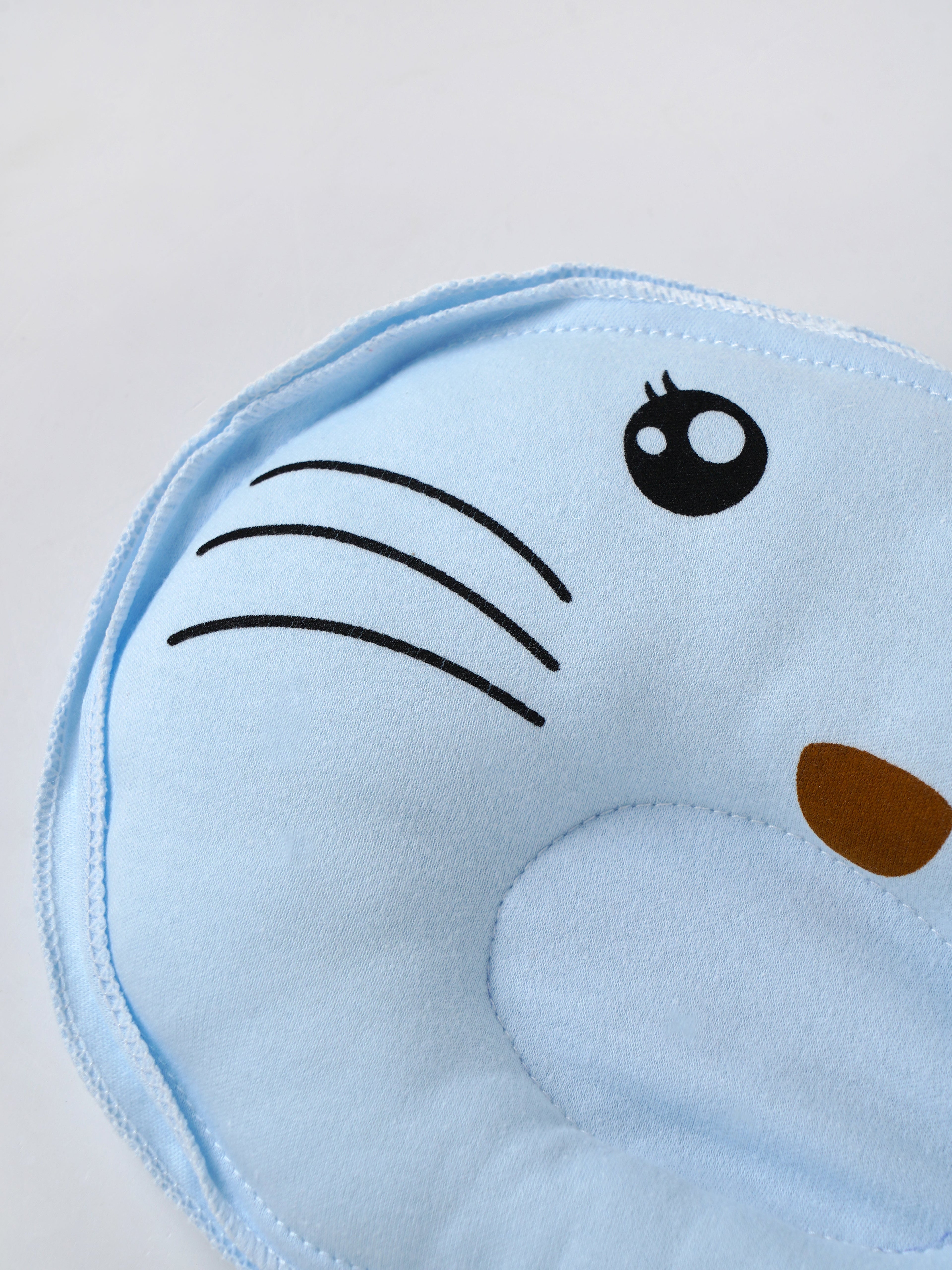 Popees Baby Cat Shaped Pillow – Soft Head Support Cushion for Newborns