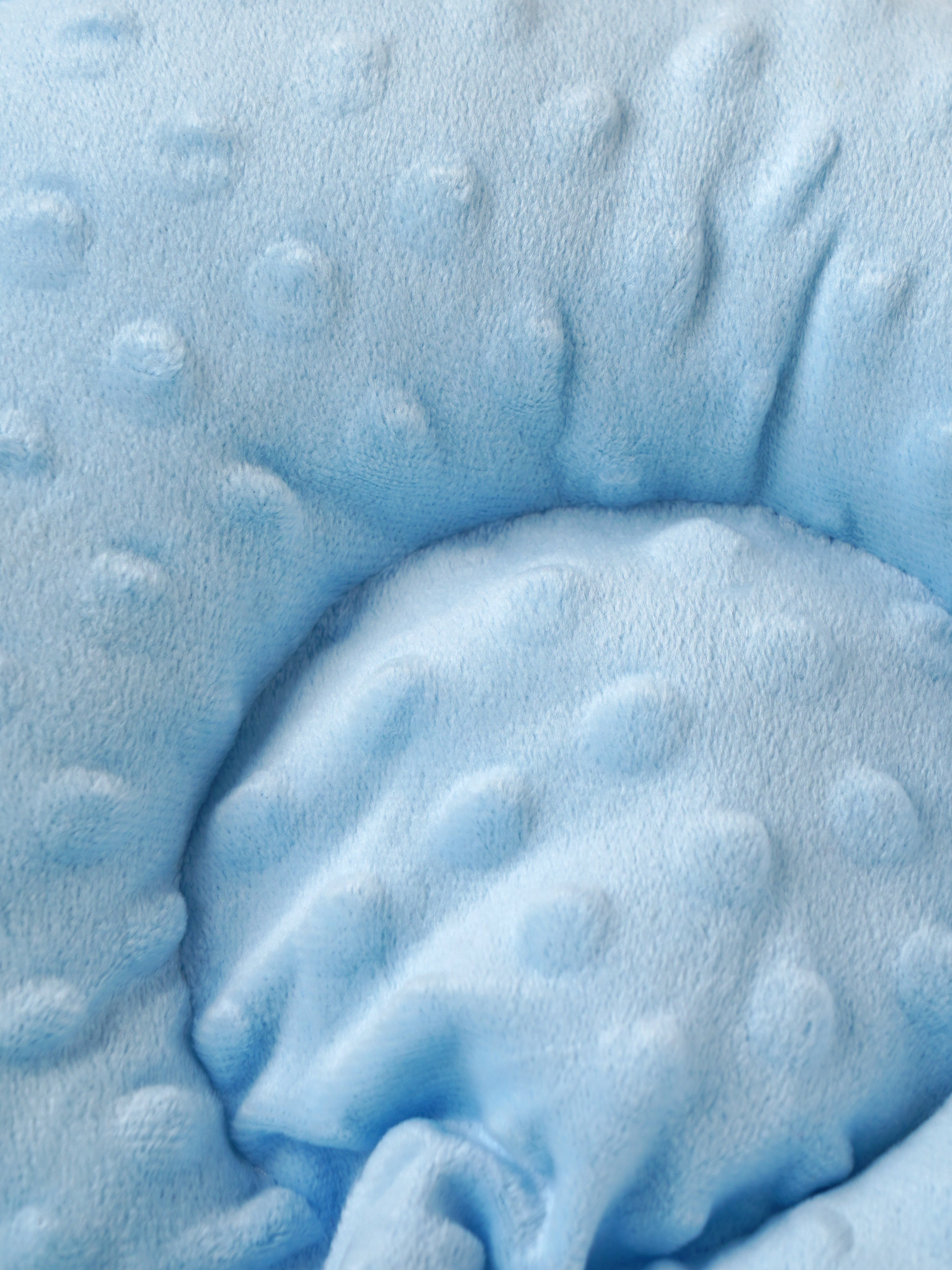 Popees Newborn Baby Head Pillow, Soft Cotton Infant Pillow for Crib & Stroller (color may vary depending on availability)