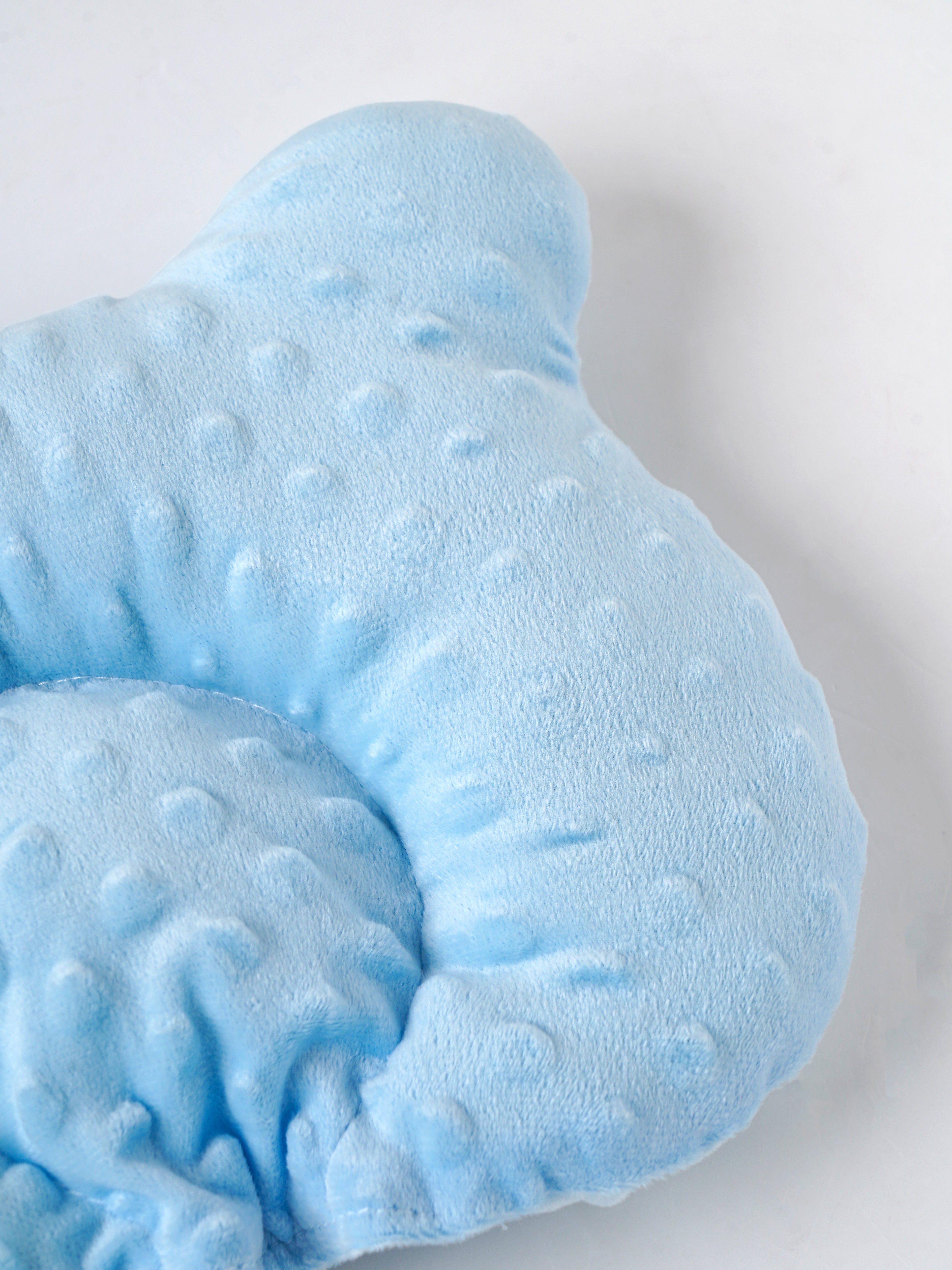 Popees Newborn Baby Head Pillow, Soft Cotton Infant Pillow for Crib & Stroller (color may vary depending on availability)