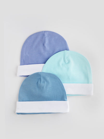 Soft and comfortable Baby Cap - 3PCS (color and design may vary depending on availability)