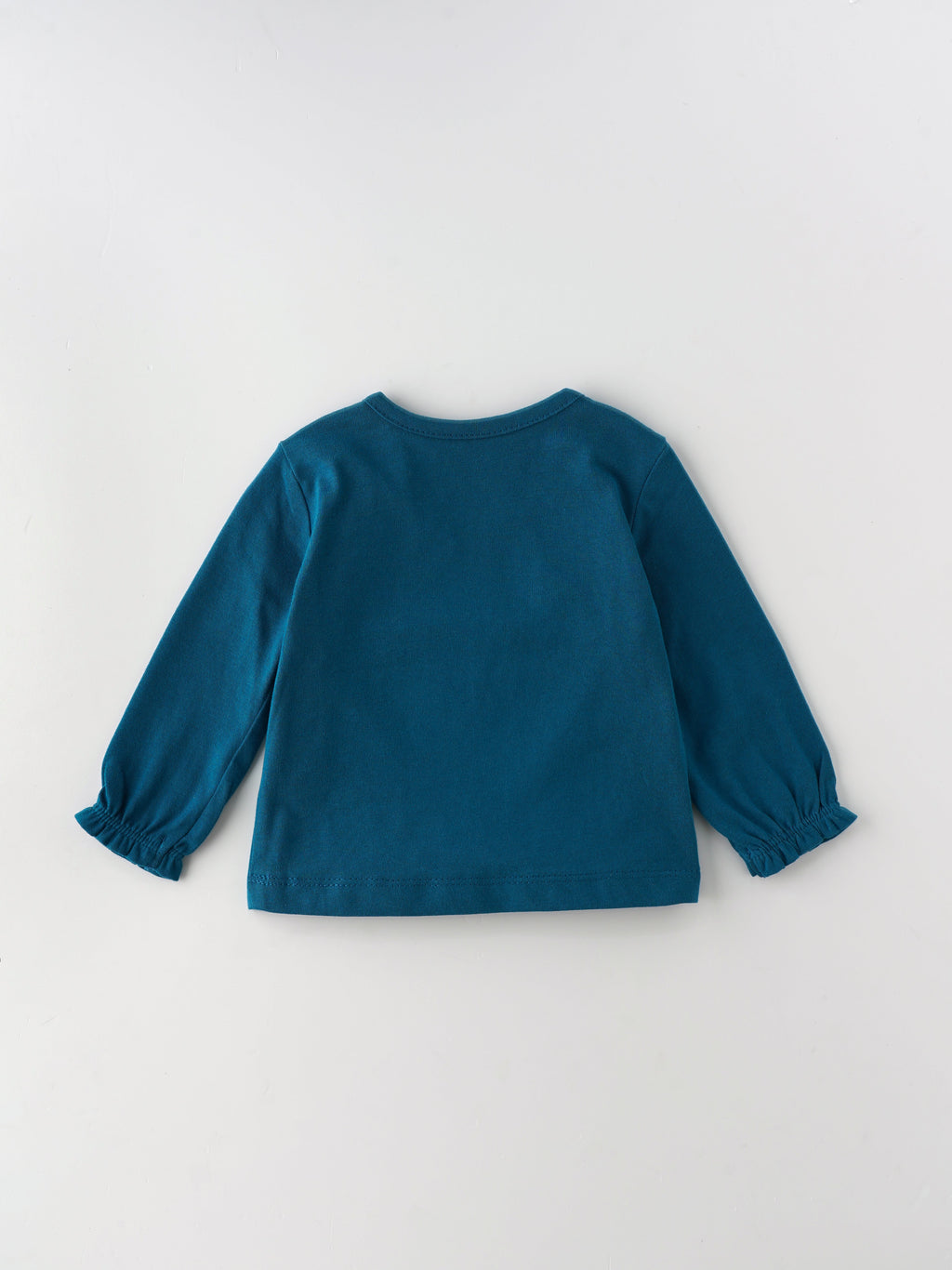 Popees Chest-Printed Full Sleeve Top (0–9 Months) with Shoulder Opening for Baby Girls