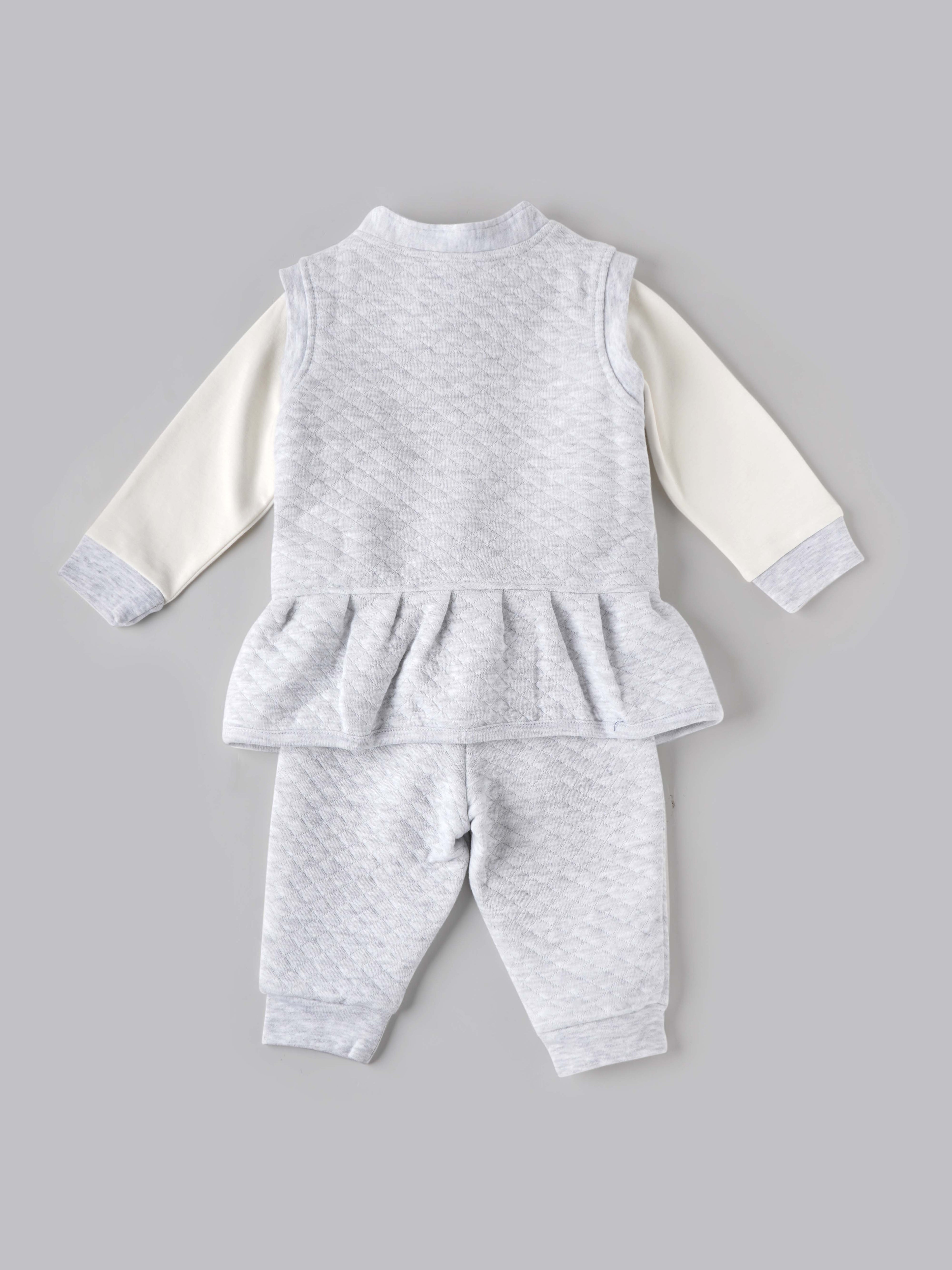 Popees Stylish & Cozy Fleece Winter Co-ord Set for Girls – Soft, Warm & Comfy
