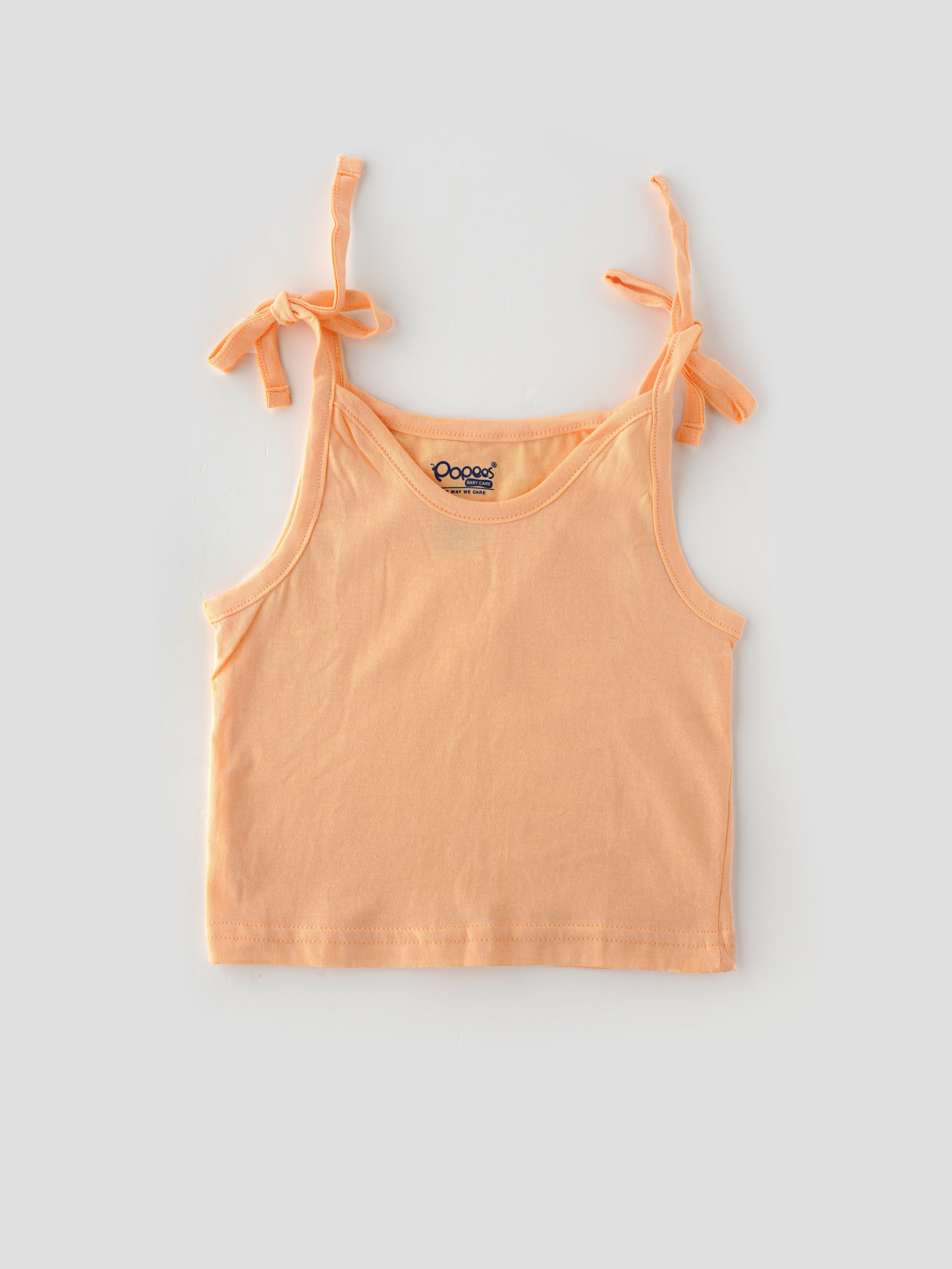 Popees Baby Jhabla – 100% Cotton, Skin-friendly Shoulder Knot Tops for Newborns & Infants (Pack of 6)