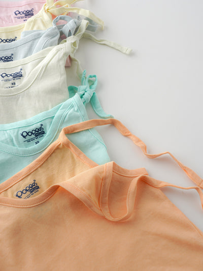 Skin-friendly & Adorable Shoulder Knot Jhabla Tops for Babies Pack of 6