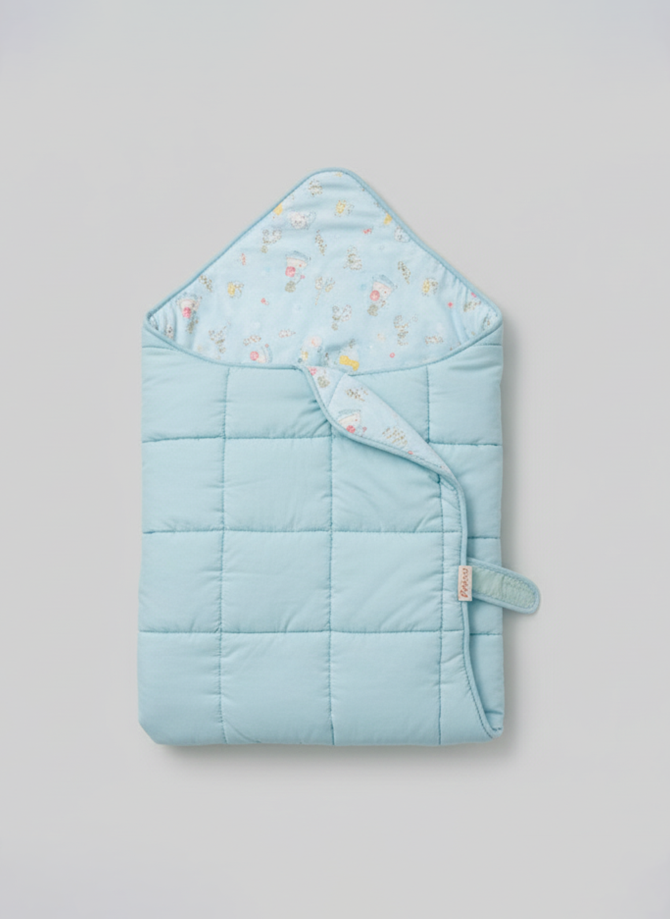 Popees SnugNest Velvet Swaddle Wrap(color and design may vary depending on availability)