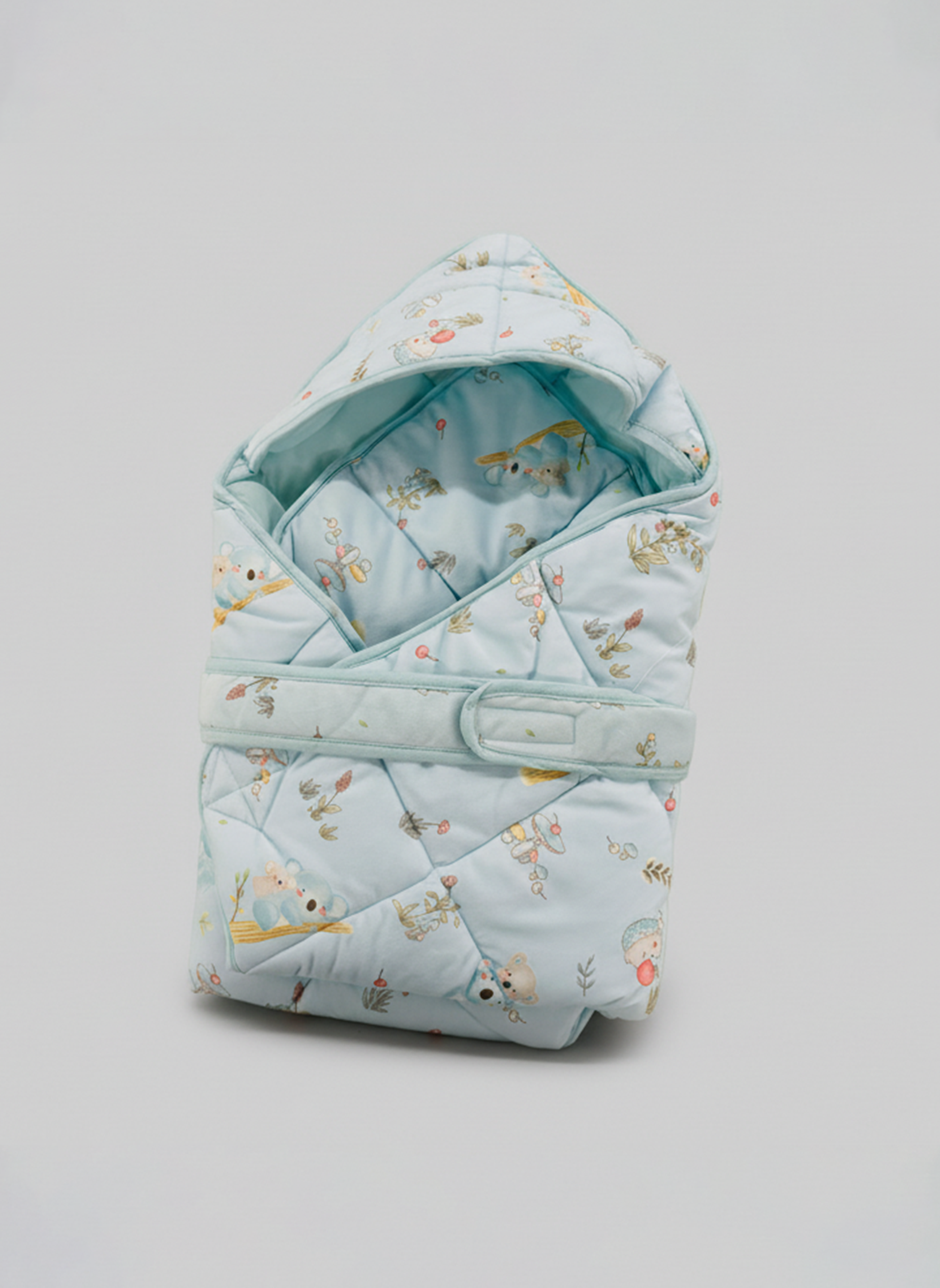 Popees SnugNest Velvet Swaddle Wrap(color and design may vary depending on availability)