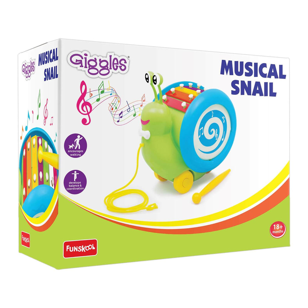 Cute Musical Snail for Kids