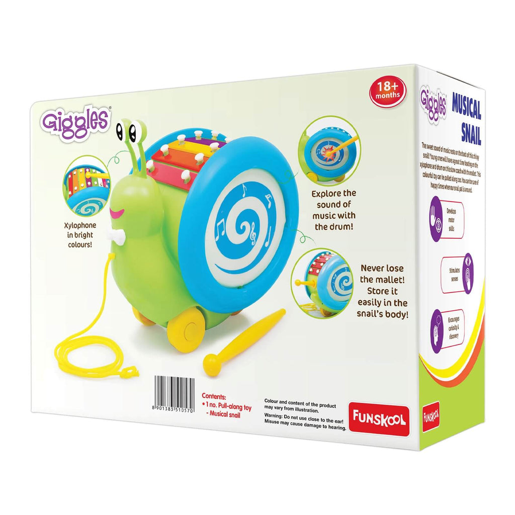 Cute Musical Snail for Kids