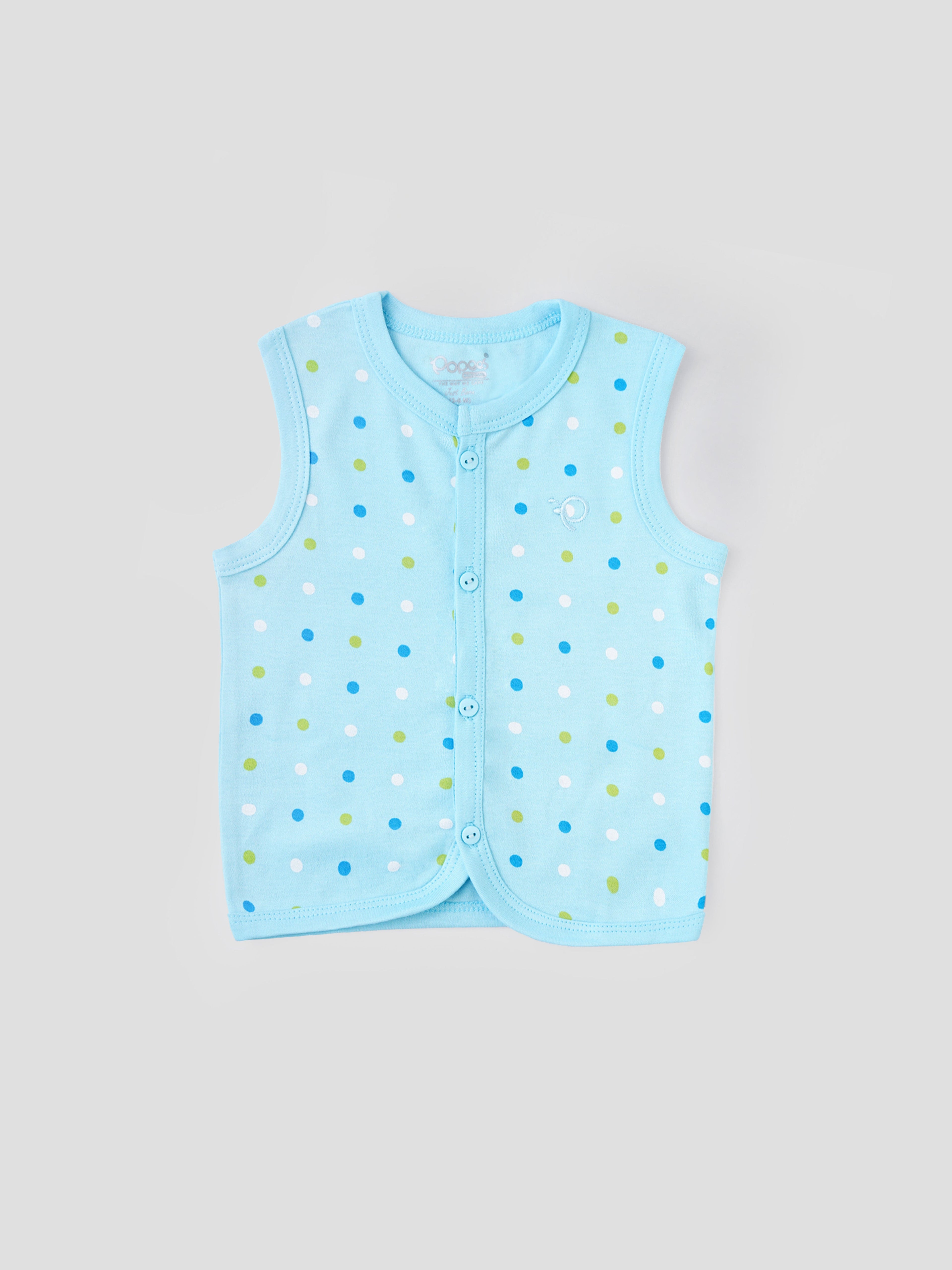 Popees 6 Piece Baby Essential Clothing Gift Set (1-6 Months) for Boys (color may vary depends on availability)