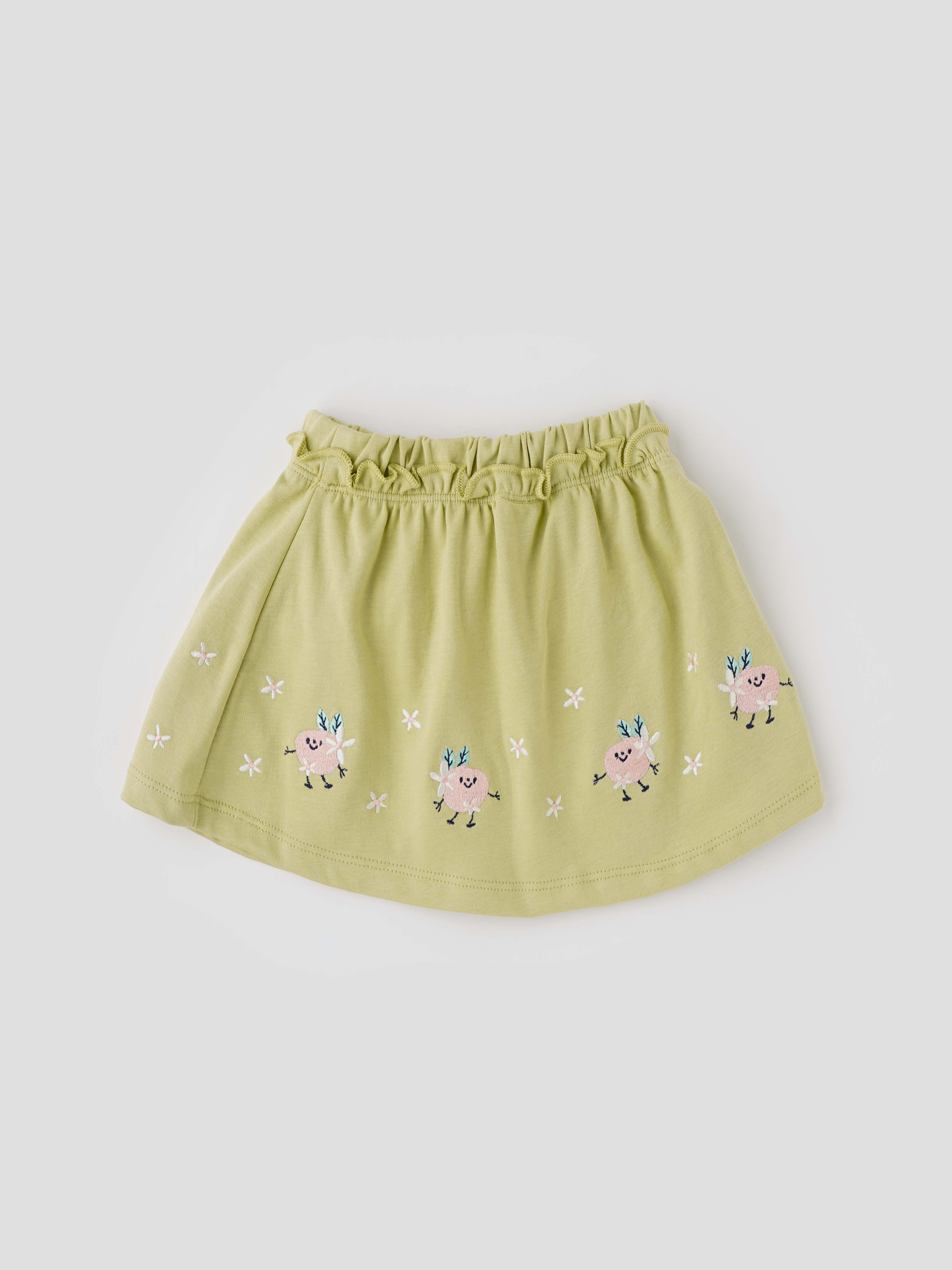 Popees Stylish Embroidered Skirt (0-9 Months) for Newborn Girls