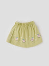 Stylish Embroidered Skirt Newborn Girls Back