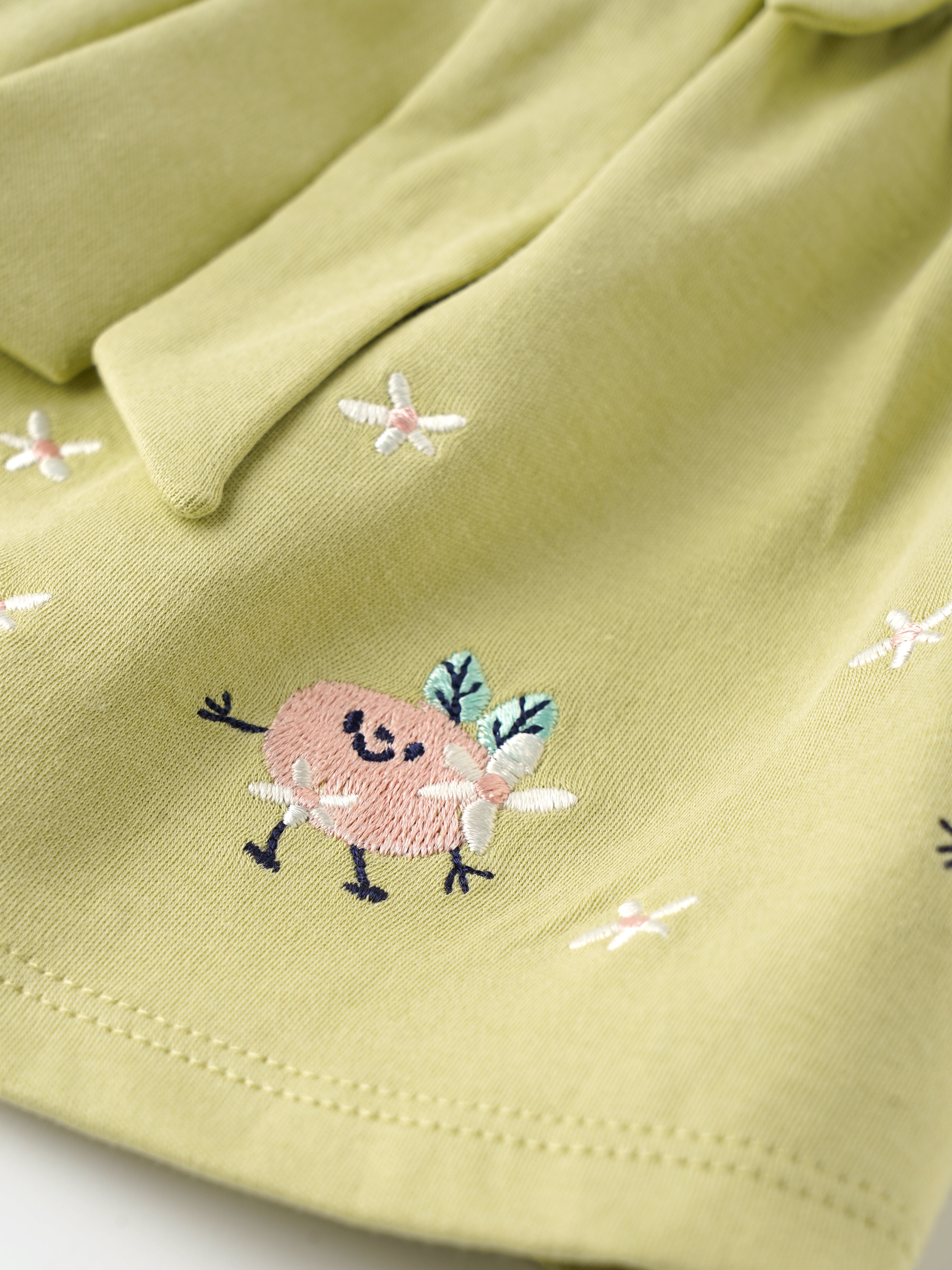 Popees Stylish Embroidered Skirt (0-9 Months) for Newborn Girls