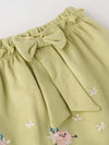 Stylish Embroidered Skirt Newborn Girls Top