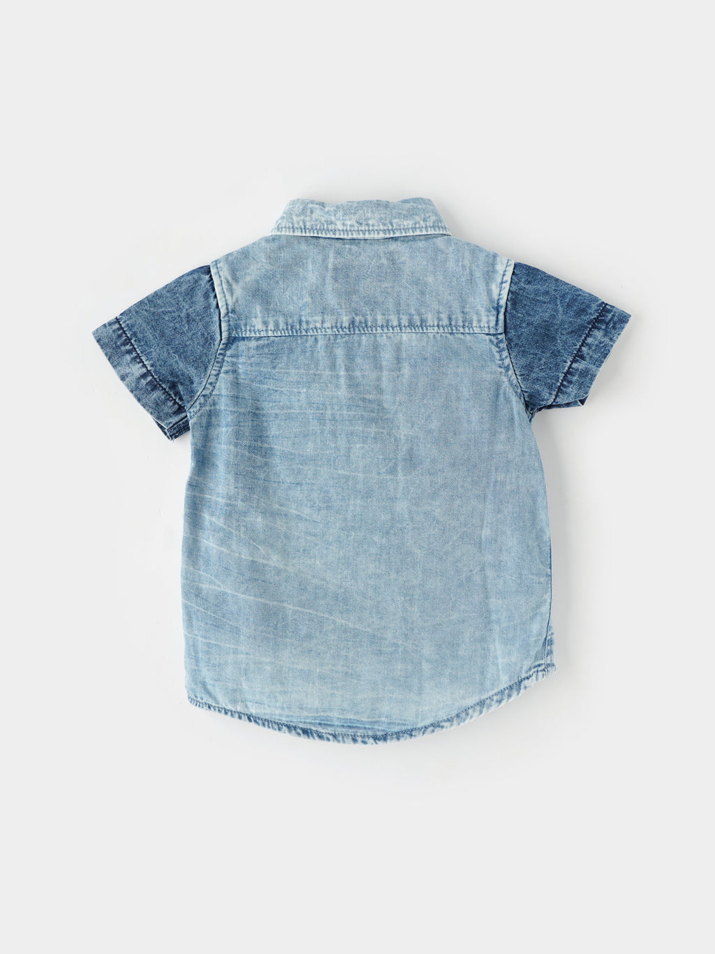 Popees Stylish & Trendy Double Pocket Denim Shirt (3-36 months) for Boys
