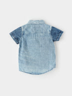 Popees Stylish & Trendy Double Pocket Denim Shirt (3-36 months) for Boys
