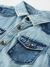 Stylish & Trendy Denim Shirt for Boys Pocket