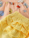 Trendy & Skin-friendly Dress And Bloomer Coordinated Dress Set for Girls