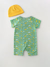 Skin-friendly & Comfy Romper With Complementary Cap for Boys