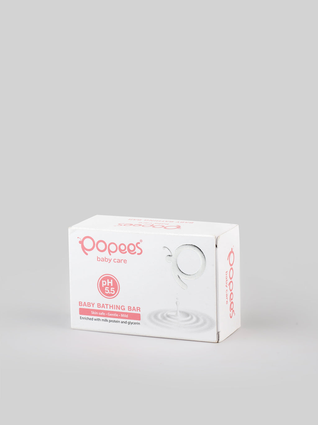 Popees Ultra-gentle Dermatologist Recommended Baby Bathing Bar with pH 5.5 - Pack of 2