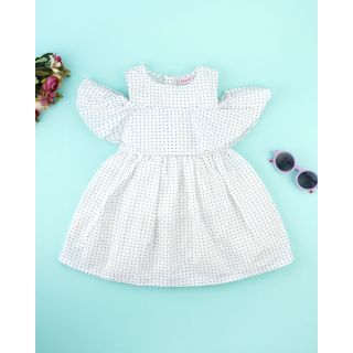 Trending Cold Sleeve Cotton Frock for Girls |001 KF-G-DR-5126