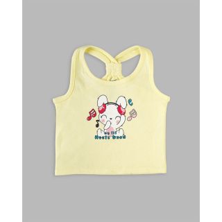 Adorable Bunny Breezes - Sleeveless Sweetness for Baby Girls | 004A IF-G-CM-336|