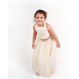 Gorgeous Sleeveless Top and Skirt for Girls|002A KF-G-TB-165A