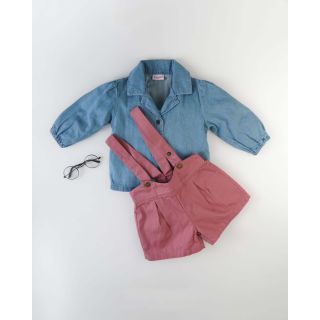 Stylish Shirt and Shorts Set For Baby Girls | 004A-IF-G-SB-489