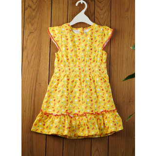 Comfortable Cotton Frock For girls|003A KE-G-DR-556A