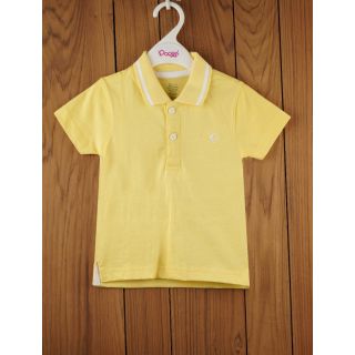 001 KE-B-PO-538 Half Sleeve T-shirt for Boys-Yellow