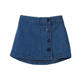 Solid Denim  Skirt For Girls |004A-IF-G-SK-624 