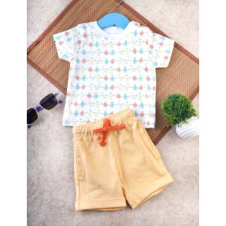 Stylish Printed T-shirt And Shorts For Baby Boys |001A BF-B-TS-741