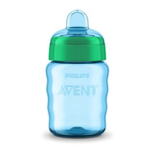 Philips Avent Silicone Classic Spout Cup (Green/Blue, 260ml)