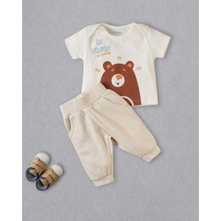 Elegant Cotton Top and Bottom Set for Just Born