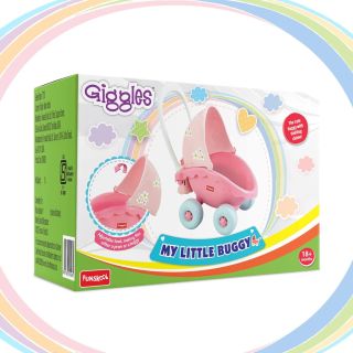 Funskool Giggles, My Little Buggy in Beautiful Pink Shade, Push & Drive Buggy, Encourages Walking and Pretend Play