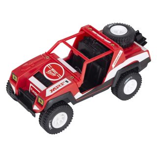 Funskool Giggles - Plastic MRF Racing Jeep, Multi-Color Push and Go vehicle, Develops Hand-Eye coordination