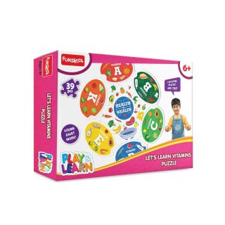 Funskool Play & Learn-Vitamins,Educational,39 Pieces,Puzzle,for 6 Year Old Kids and Above,Toy