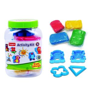 Fundough - Activity Kit,Cutting and Shaping, 3years +, Multi-Colour