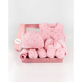 Cooper Gift Set for Baby Girl - Azalea Pink (6 Items)