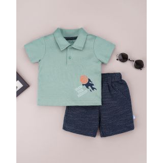 Cailin Top and Shorts For Baby Boy – Green Bay