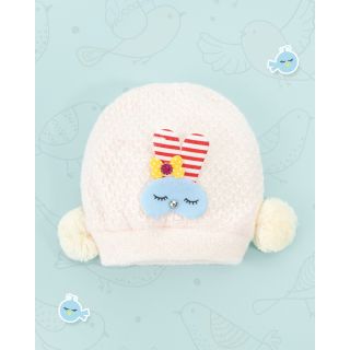 Rabbit Cap For Unisex - Ivory | Winter Caps