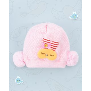 Rabbit Cap For Unisex - Rose | Winter Caps