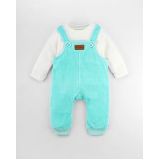  Cobler Full Sleeve Dungaree for Baby Boy | Winter Collection | Yucca Green